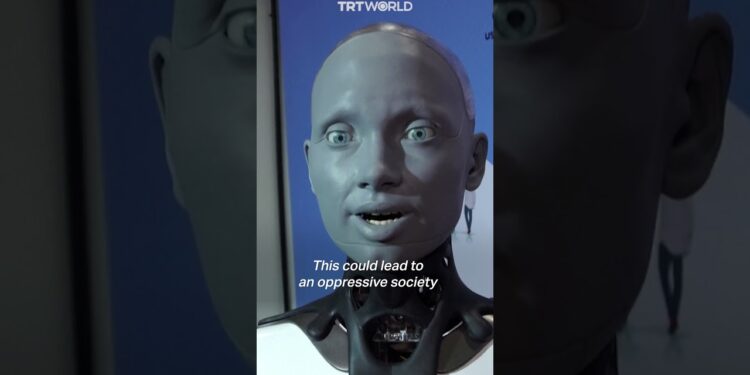 Humanoid robot warns of AI dangers