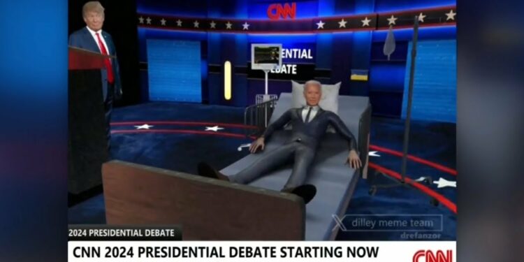 AI meme video shows how CNN would ‘love to conduct’ presidential debate