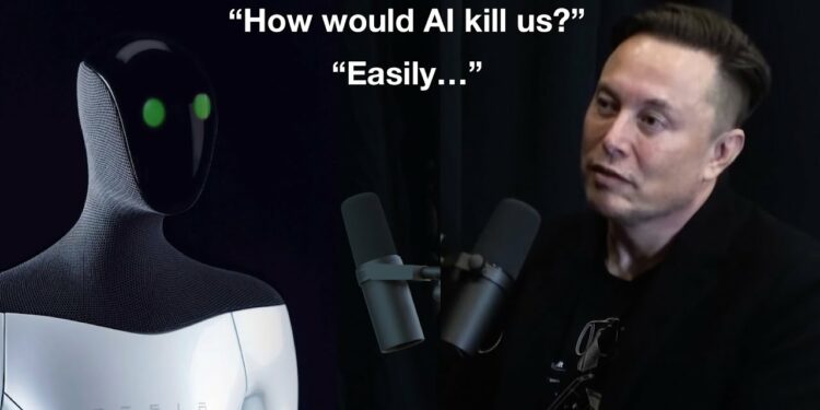 Stunning AI shows how it would kill 90%. w Elon Musk.