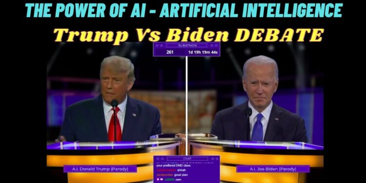 Trump Vs Biden DEBATE- The Power Of AI- Artificial Intelligence!!!