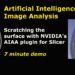 Artificial Intelligence & Image Analysis